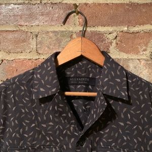AllSaints Short Sleeve Button Down